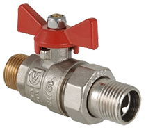 Кран шаровой VALTEC BASE VT.226  с полусгоном (нар-нар)
